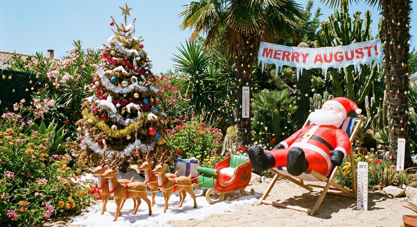 Fernsehgarten mit Weihnachts-Deko? Echt jetzt, August? Willkommen im Promi-Fieber!