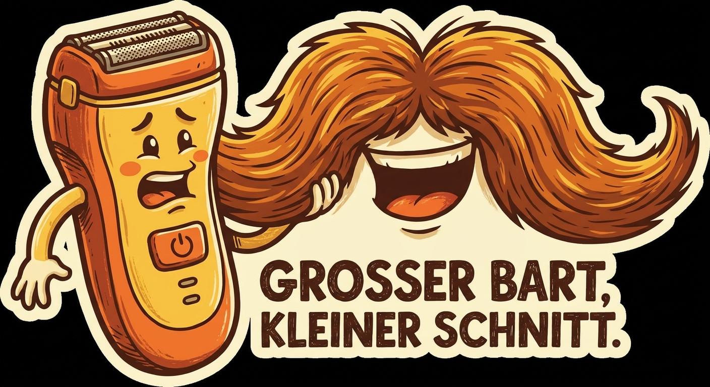 Bartratgeber für Fortgeschrittene: Wenn der TV-Koch auf Schnurrbart-Level geht